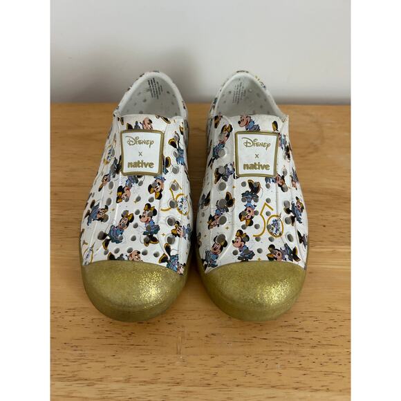 2022 Disney World x Native Minnie Mouse Slip-On Slide Shoes – Kids Size C10 - Picture 2 of 7